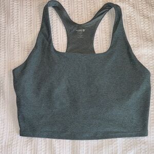 Old Navy Women's Heather green Sports Bra
